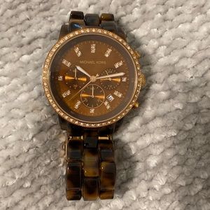 Tortoise Michael kors watch